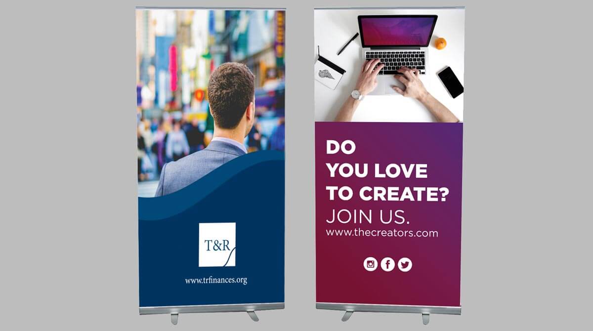 Roll Up Banner Stand